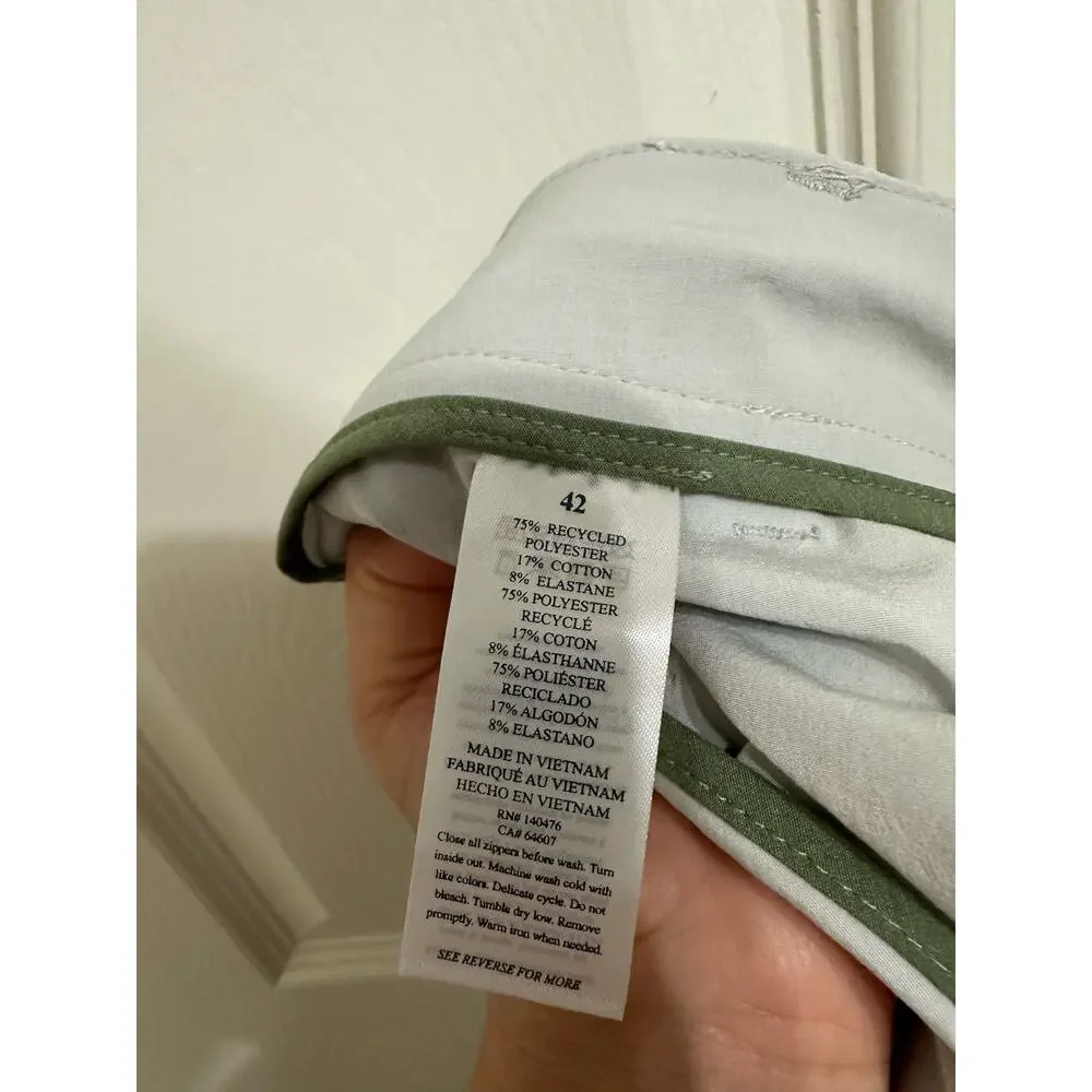 Faherty men's belt loop all day shorts 7'' stone size‎ 42 NEW $98